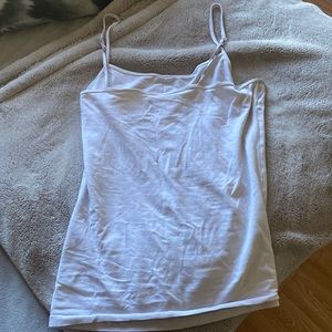 White large tank top
